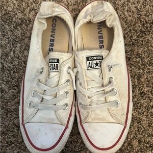 White low top converse